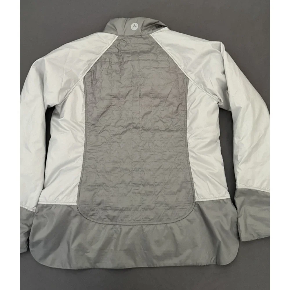 Marmot Macchia‎ Jacket Womens Size Large Gray Polartec Strom Thermal Insulated